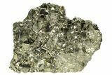 Octahedral Pyrite Crystal Cluster with Sphalerite - Peru #173518-1